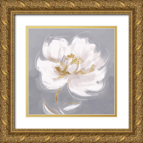 Divine Bloom II Gold Ornate Wood Framed Art Print with Double Matting by Blue, Nina