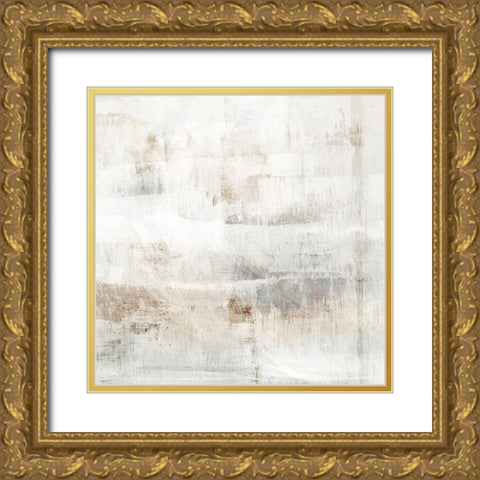 Celestial Light Gold Ornate Wood Framed Art Print with Double Matting by Blue, Nina