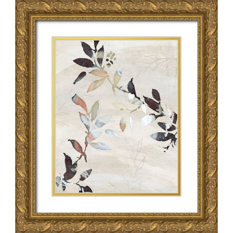 Neutral Botanical VI Gold Ornate Wood Framed Art Print with Double Matting by Blue, Nina
