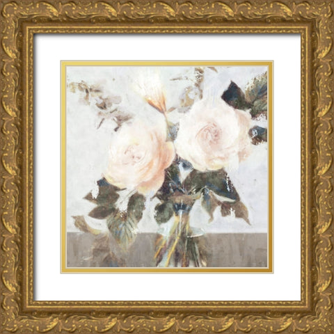 Euphoria Bouquet II Gold Ornate Wood Framed Art Print with Double Matting by Blue, Nina