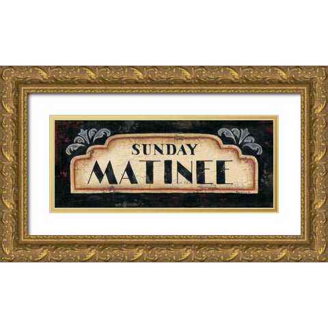 Matinee Gold Ornate Wood Framed Art Print with Double Matting by Lewis, Kim