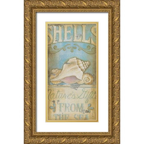 Natures Gifts Gold Ornate Wood Framed Art Print with Double Matting by Lewis, Kim