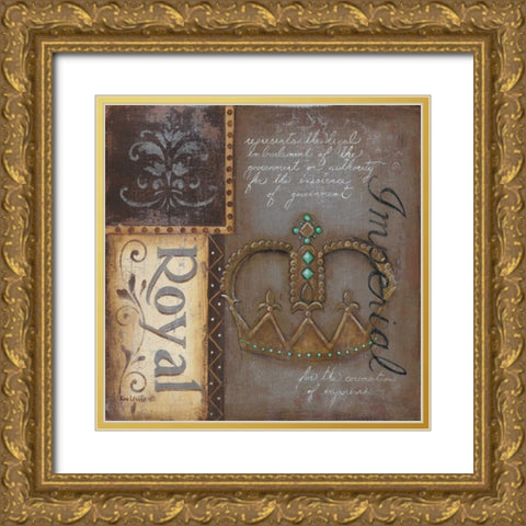 Royal Gold Ornate Wood Framed Art Print with Double Matting by Lewis, Kim