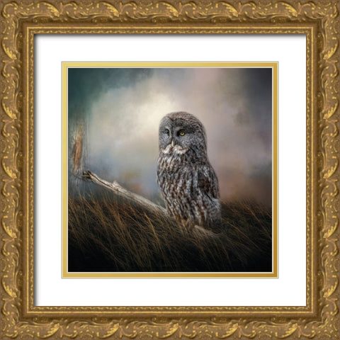 Meadow Retreat Gold Ornate Wood Framed Art Print with Double Matting by Parker, Kelley