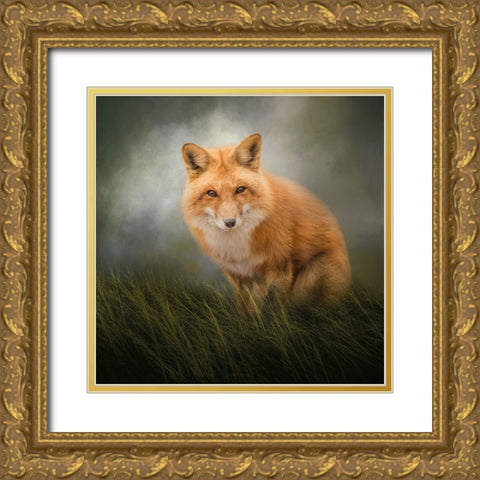 Sweet Grass Gold Ornate Wood Framed Art Print with Double Matting by Parker, Kelley