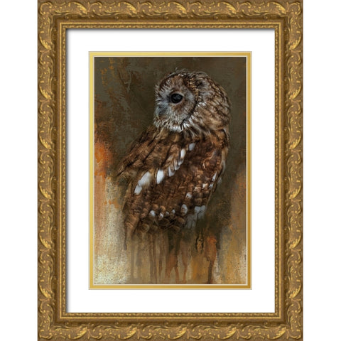 In the Veil of Autumn Gold Ornate Wood Framed Art Print with Double Matting by Parker, Kelley