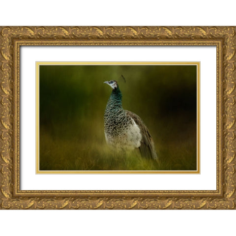 Green Gem Gold Ornate Wood Framed Art Print with Double Matting by Parker, Kelley