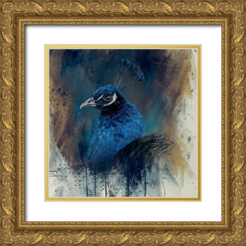 Grace and Beauty Gold Ornate Wood Framed Art Print with Double Matting by Parker, Kelley