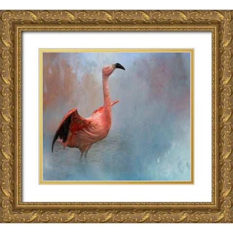 Water Dancer Gold Ornate Wood Framed Art Print with Double Matting by Parker, Kelley