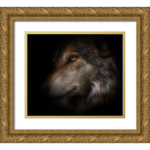 Where Light and Dark Meet Gold Ornate Wood Framed Art Print with Double Matting by Parker, Kelley