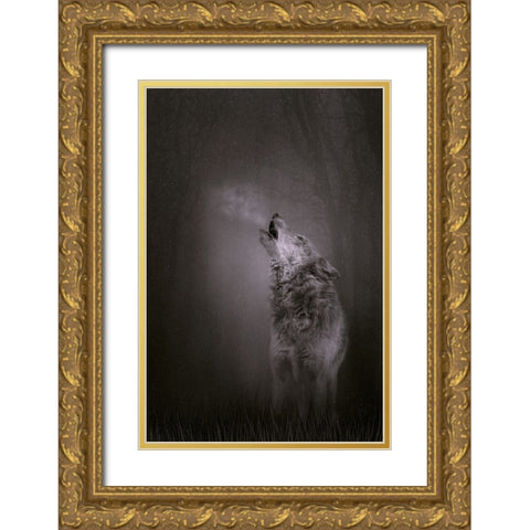Every Breath I Take Gold Ornate Wood Framed Art Print with Double Matting by Parker, Kelley
