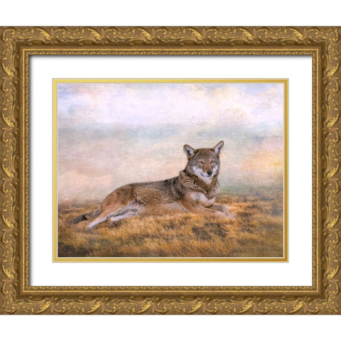 Distant Gaze Gold Ornate Wood Framed Art Print with Double Matting by Parker, Kelley