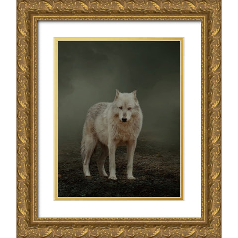 Spirit Guide Gold Ornate Wood Framed Art Print with Double Matting by Parker, Kelley