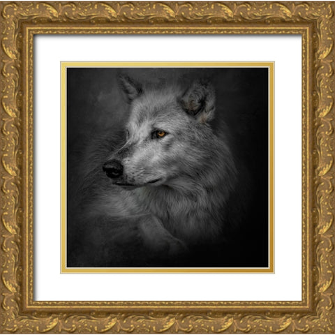 Lonely Soul Gold Ornate Wood Framed Art Print with Double Matting by Parker, Kelley