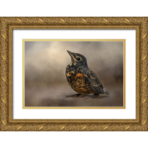 First Outing Gold Ornate Wood Framed Art Print with Double Matting by Parker, Kelley