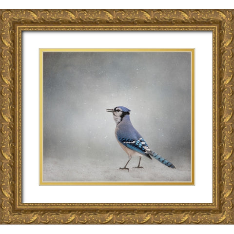 Frosty Morning Gold Ornate Wood Framed Art Print with Double Matting by Parker, Kelley