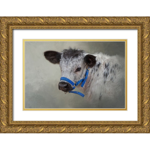 Little Elmer Gold Ornate Wood Framed Art Print with Double Matting by Parker, Kelley