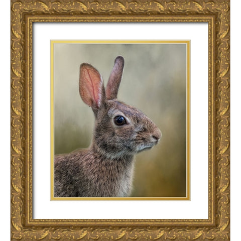 All Ears Gold Ornate Wood Framed Art Print with Double Matting by Parker, Kelley