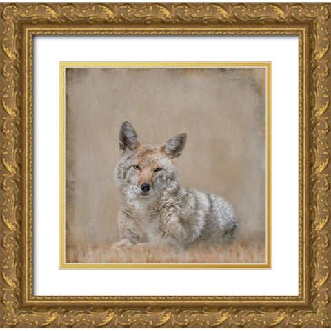 Perfect Pose Gold Ornate Wood Framed Art Print with Double Matting by Parker, Kelley