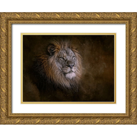 Inner Strength Gold Ornate Wood Framed Art Print with Double Matting by Parker, Kelley