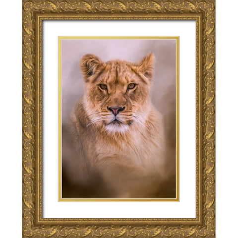 Dignity Gold Ornate Wood Framed Art Print with Double Matting by Parker, Kelley