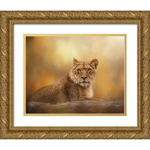 Dawning of the Day Gold Ornate Wood Framed Art Print with Double Matting by Parker, Kelley