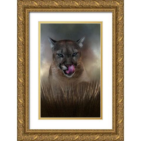 Tasty Gold Ornate Wood Framed Art Print with Double Matting by Parker, Kelley