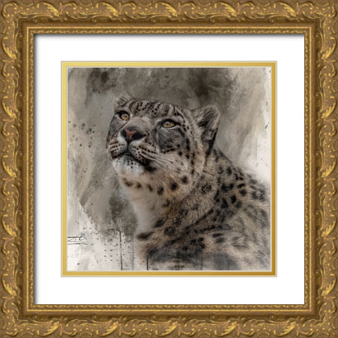 Snow Royalty Gold Ornate Wood Framed Art Print with Double Matting by Parker, Kelley