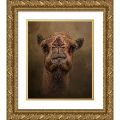 Desert Traveler Gold Ornate Wood Framed Art Print with Double Matting by Parker, Kelley