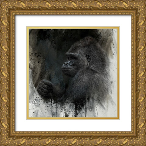 Spirit of the Gorilla Gold Ornate Wood Framed Art Print with Double Matting by Parker, Kelley