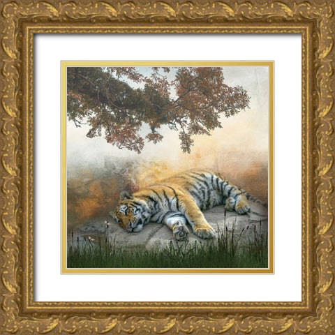 Lazy Afternoon Gold Ornate Wood Framed Art Print with Double Matting by Parker, Kelley