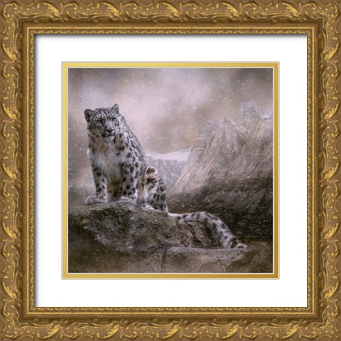 Edge of the Storm Gold Ornate Wood Framed Art Print with Double Matting by Parker, Kelley