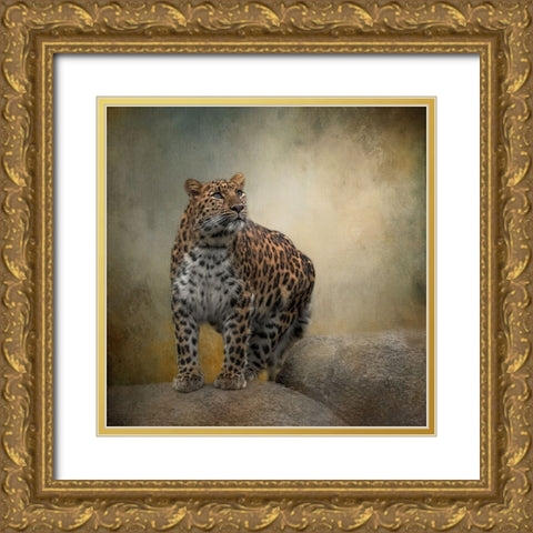 On the Lookout Gold Ornate Wood Framed Art Print with Double Matting by Parker, Kelley