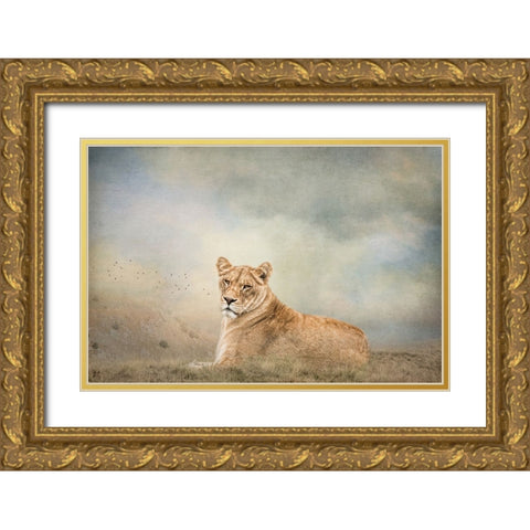 New Day Gold Ornate Wood Framed Art Print with Double Matting by Parker, Kelley