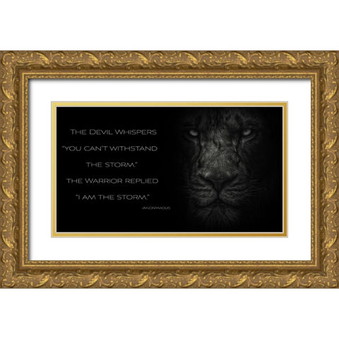 The Beast Within Gold Ornate Wood Framed Art Print with Double Matting by Parker, Kelley