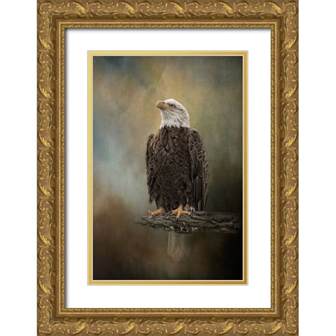 Skyward Spirit Gold Ornate Wood Framed Art Print with Double Matting by Parker, Kelley