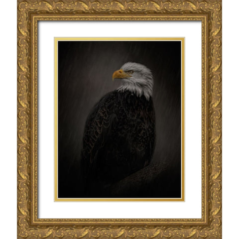 Serenity in Strength Gold Ornate Wood Framed Art Print with Double Matting by Parker, Kelley