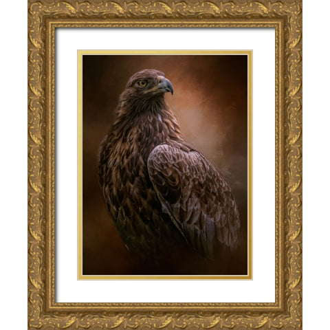 Free Spirit Gold Ornate Wood Framed Art Print with Double Matting by Parker, Kelley