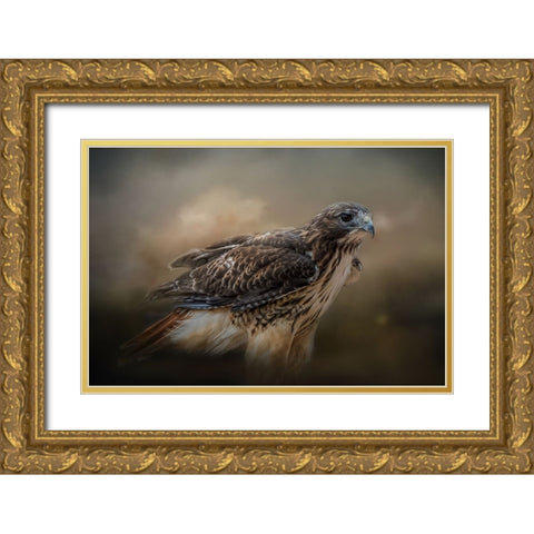 Chase the Wind Gold Ornate Wood Framed Art Print with Double Matting by Parker, Kelley