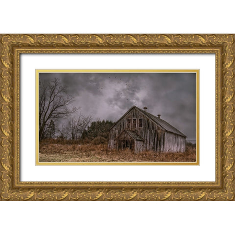 Overtaken by Time Gold Ornate Wood Framed Art Print with Double Matting by Parker, Kelley