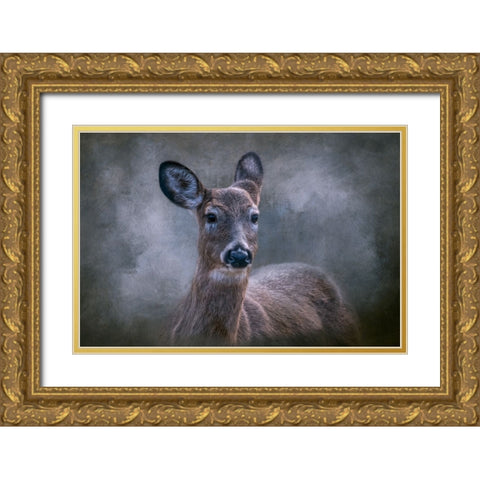 Wild Beauty Gold Ornate Wood Framed Art Print with Double Matting by Parker, Kelley