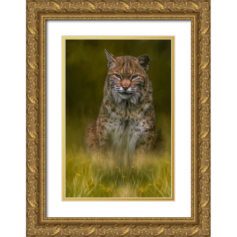 Standing Watch Gold Ornate Wood Framed Art Print with Double Matting by Parker, Kelley