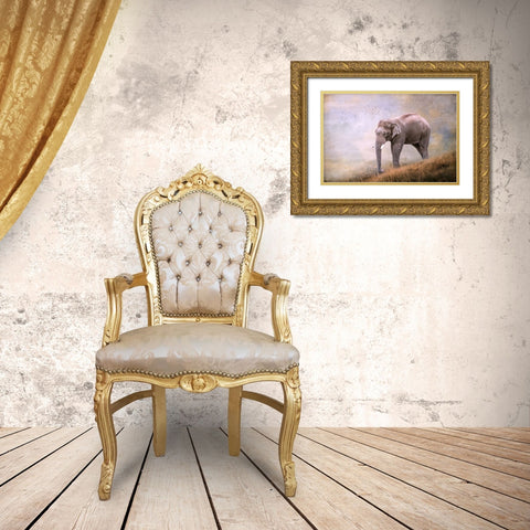 Silent Traveler Gold Ornate Wood Framed Art Print with Double Matting by Parker, Kelley