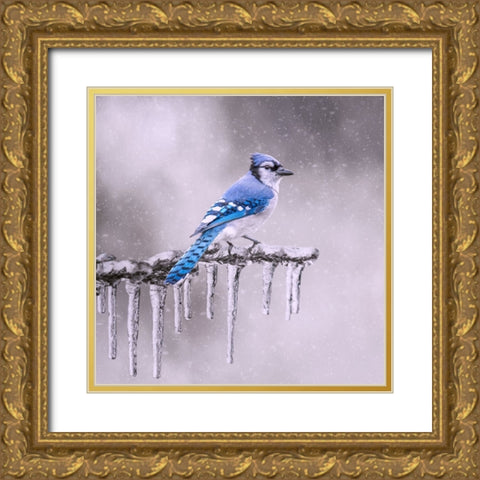 Cold Feet Gold Ornate Wood Framed Art Print with Double Matting by Parker, Kelley