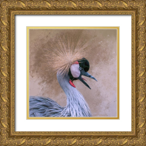 Crowned Gold Ornate Wood Framed Art Print with Double Matting by Parker, Kelley