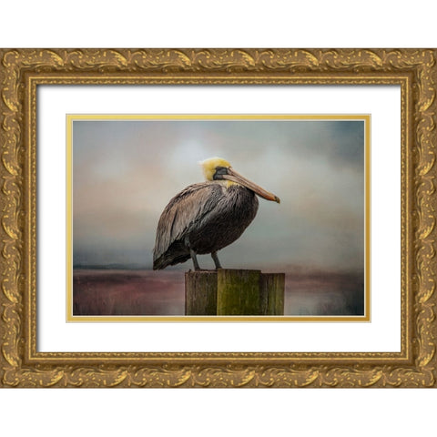 The Best Seat Gold Ornate Wood Framed Art Print with Double Matting by Parker, Kelley