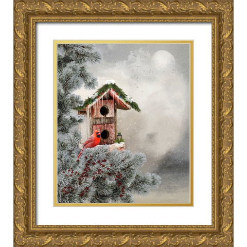 All Decked Out Gold Ornate Wood Framed Art Print with Double Matting by Parker, Kelley
