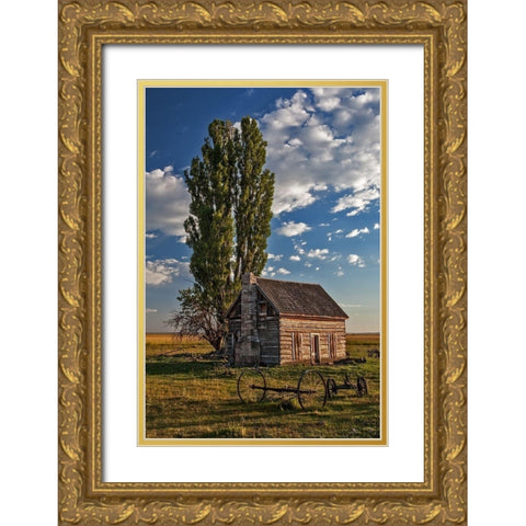 Memories Gold Ornate Wood Framed Art Print with Double Matting by McFerrin, Larry