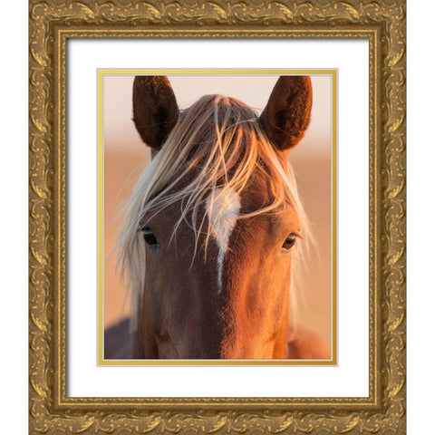 Curious Gold Ornate Wood Framed Art Print with Double Matting by McFerrin, Larry