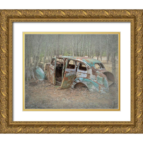 Abandoned Gold Ornate Wood Framed Art Print with Double Matting by McFerrin, Larry